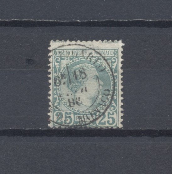 Monaco - Prins Karel III 1885, Ophalen of Verzenden, Monaco, Gestempeld