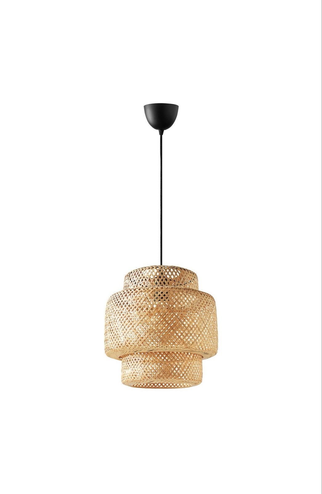 IKEA Sinnerlig Hanglamp 50 cm, Ophalen, Gebruikt, Natuurlijk materiaal, E27 (groot)