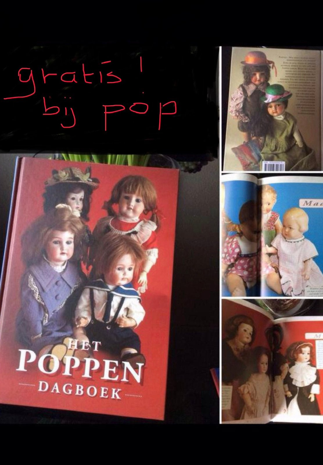 🌿 Pop ,”ANTIEK/OUDE POP MET GRATIS POPPENBOEK!”🌿 €55, Verzenden