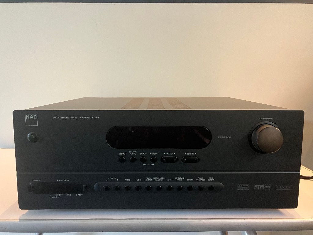 NAD T762 7-kanaals AV Surround Receiver, Niet werkend, 120 watt of meer, Ophalen, Overige merken