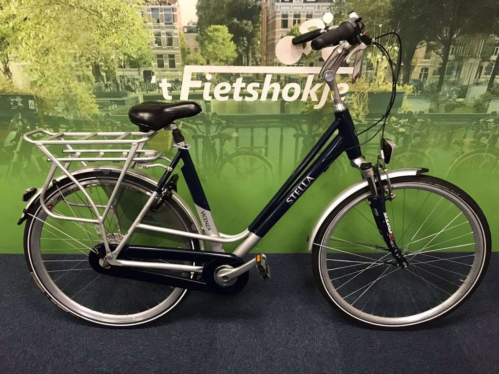 Fietshokje Raaks :  Stella vicenza Damesfiets blauw 53cm