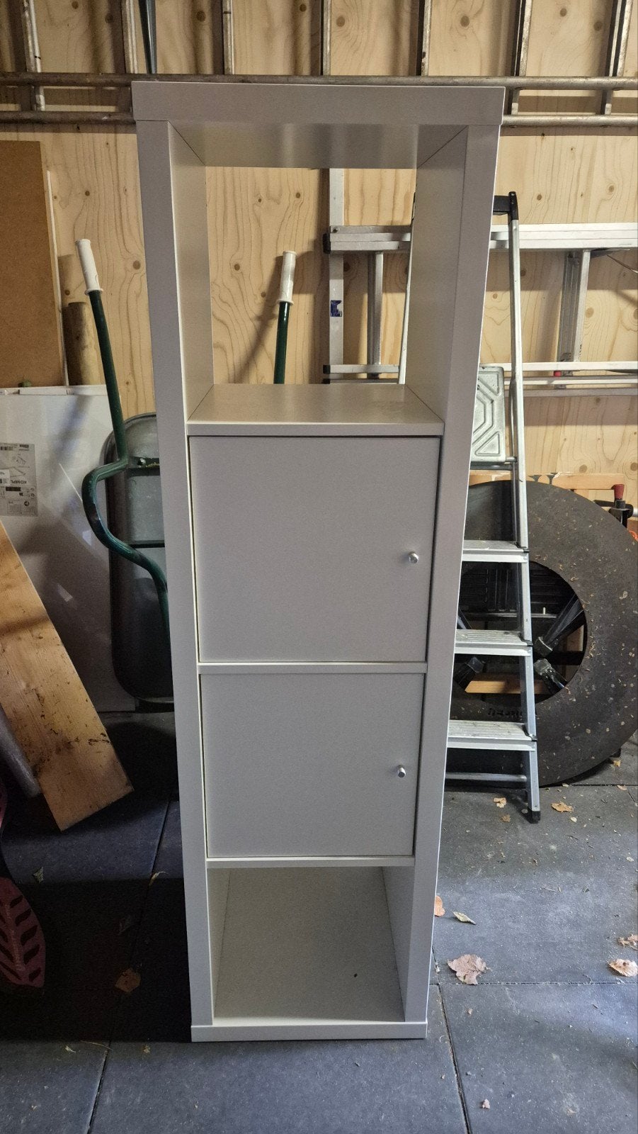 IKEA Kallax kast 4 vakken, Ophalen, Gebruikt, Strak, wit