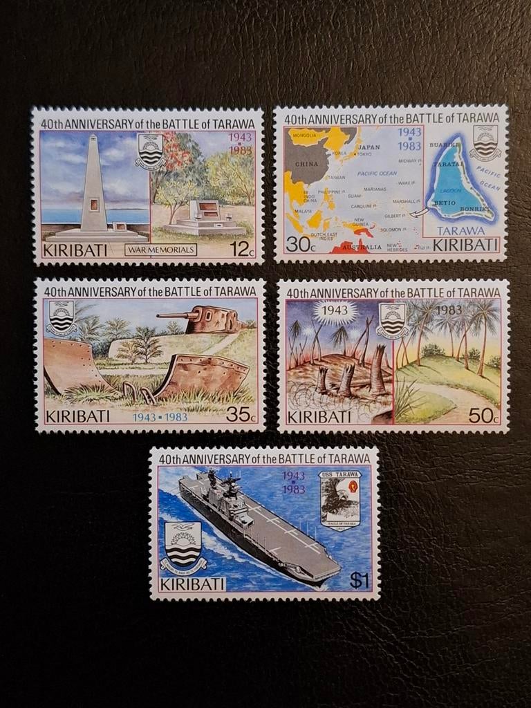 Kiribati 1983 Battle of Tarawa, Ophalen of Verzenden, Postfris