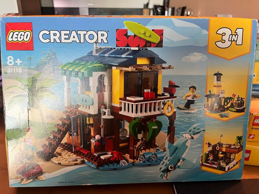 LEGO Creator 3-in-1 Surfer Strandhuis (31118), Ophalen of Verzenden, Gebruikt