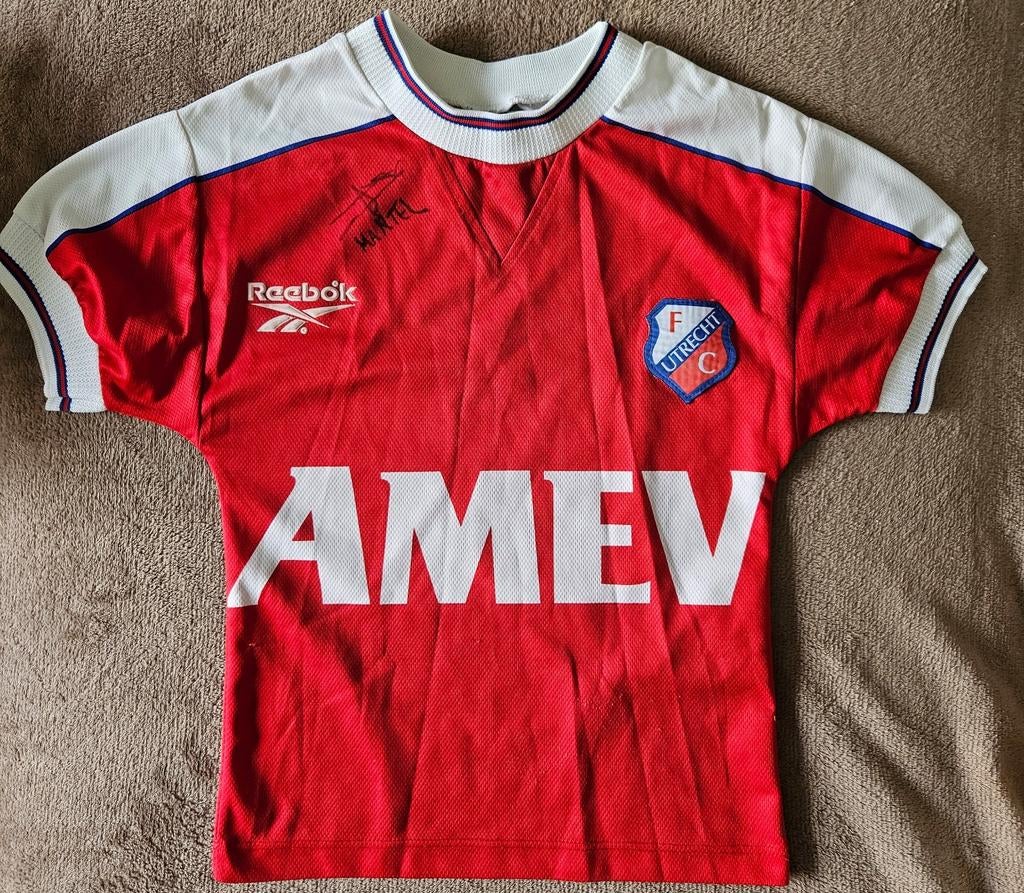 Fc utrecht shirt Didier Martel gesigneerd, Maat XS of kleiner, Verzenden, Shirt