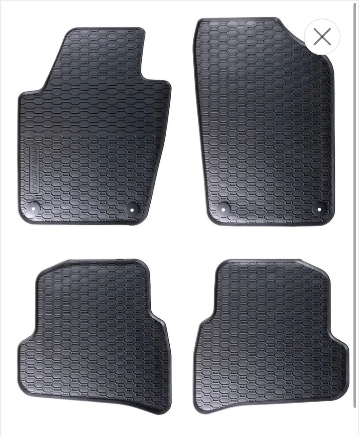 Rubberen auto matten set polo 09/17, Ophalen, Nieuw