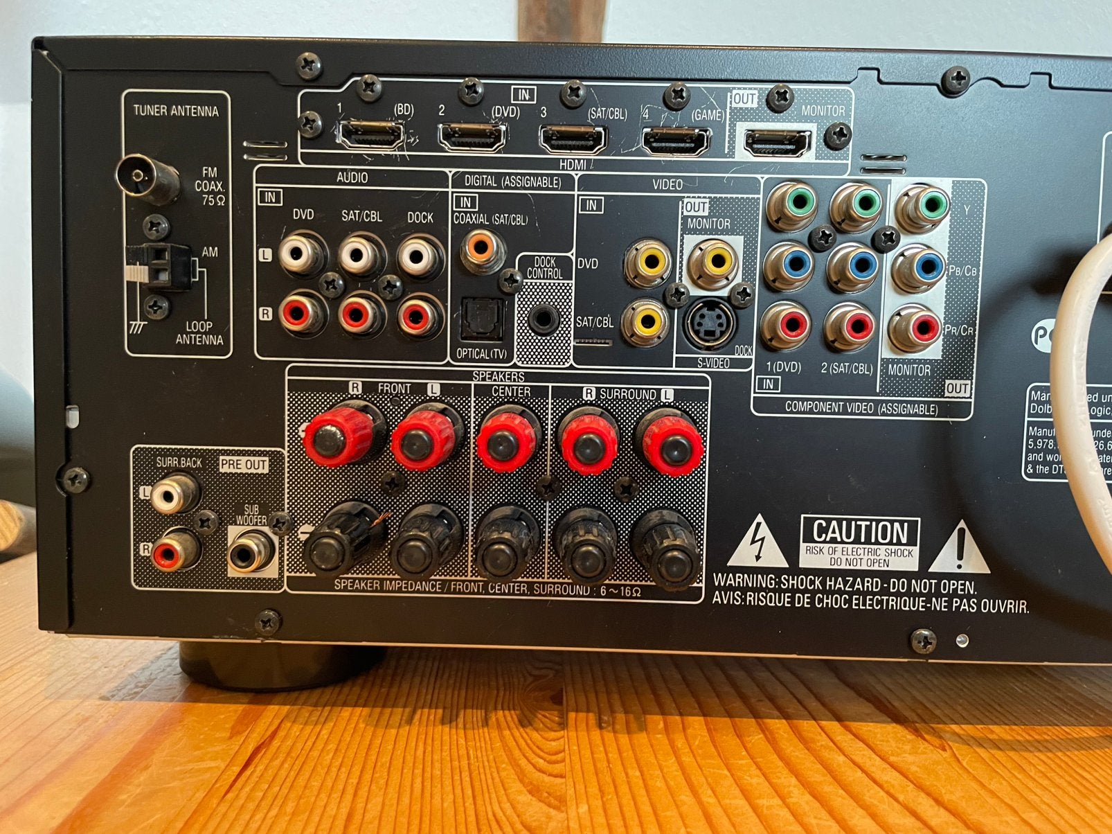 Denon AVR 1311 surround receiver 5.1, Ophalen, Zo goed als nieuw, 120 watt of meer, Denon