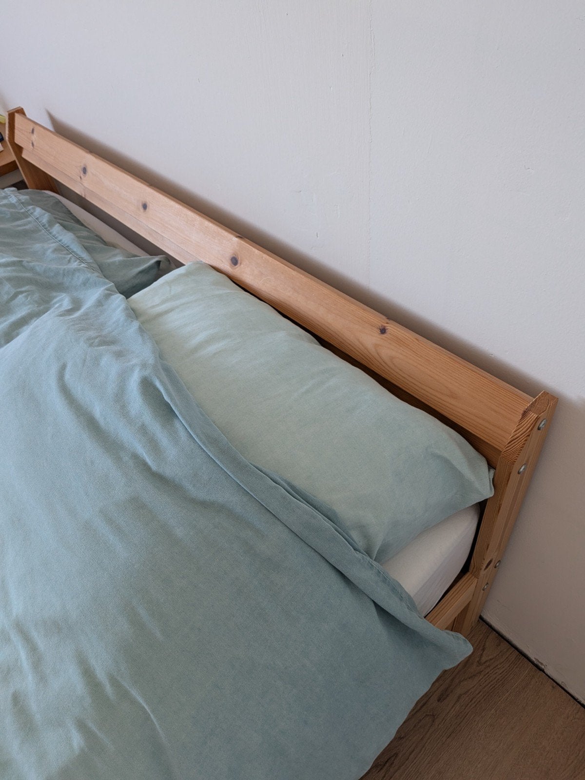 140 x 200 cm bed Ikea, Ophalen, Bruin, Tweepersoons, 140 cm