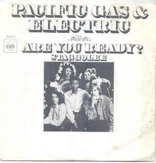 Pacific Gas & Electric- Are you Ready, Cd's en Dvd's, Vinyl Singles, 7 inch, Ophalen of Verzenden, Zo goed als nieuw, Pop