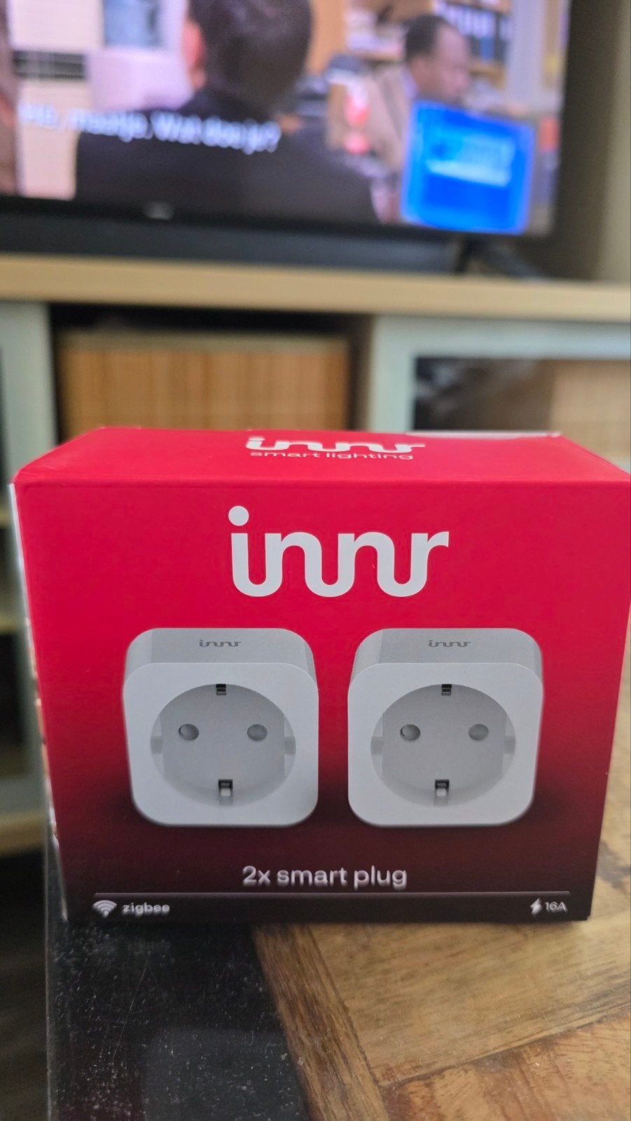 Nieuwe INNR Smart Plug (2x) - Werkt met Hub (Zigbee), Ophalen of Verzenden, Nieuw, Wit