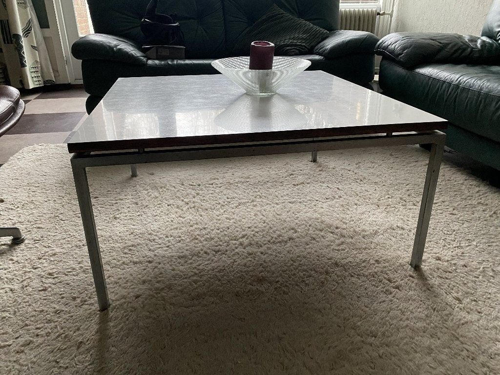 Gispen vintage salontafel, Ophalen, Gebruikt, 100 tot 150 cm, Vintage design 1960