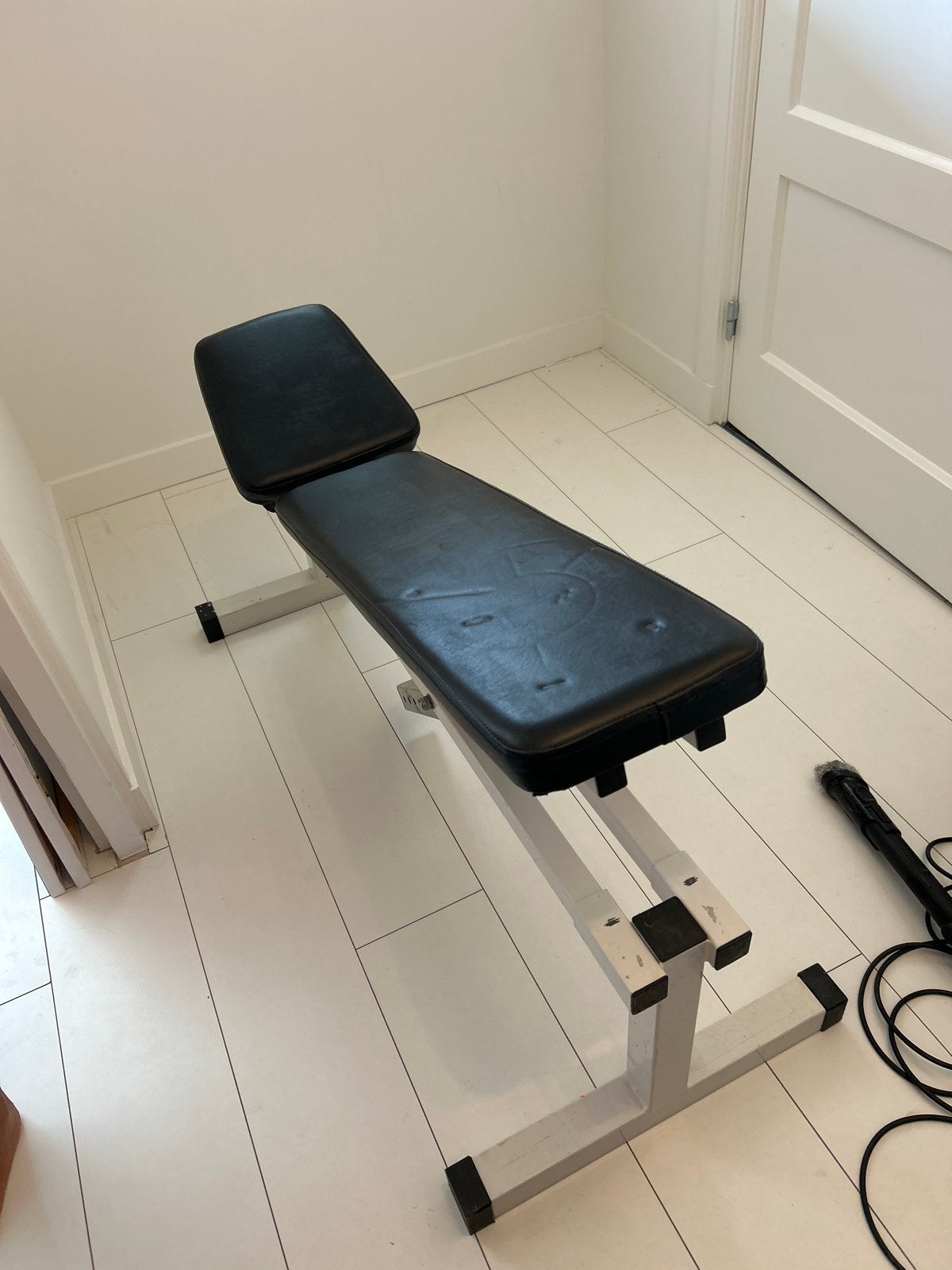 Fitnessbank, verstelbare dumbbells en optrekstang, Ophalen, Gebruikt, Armen, Fitnessbank