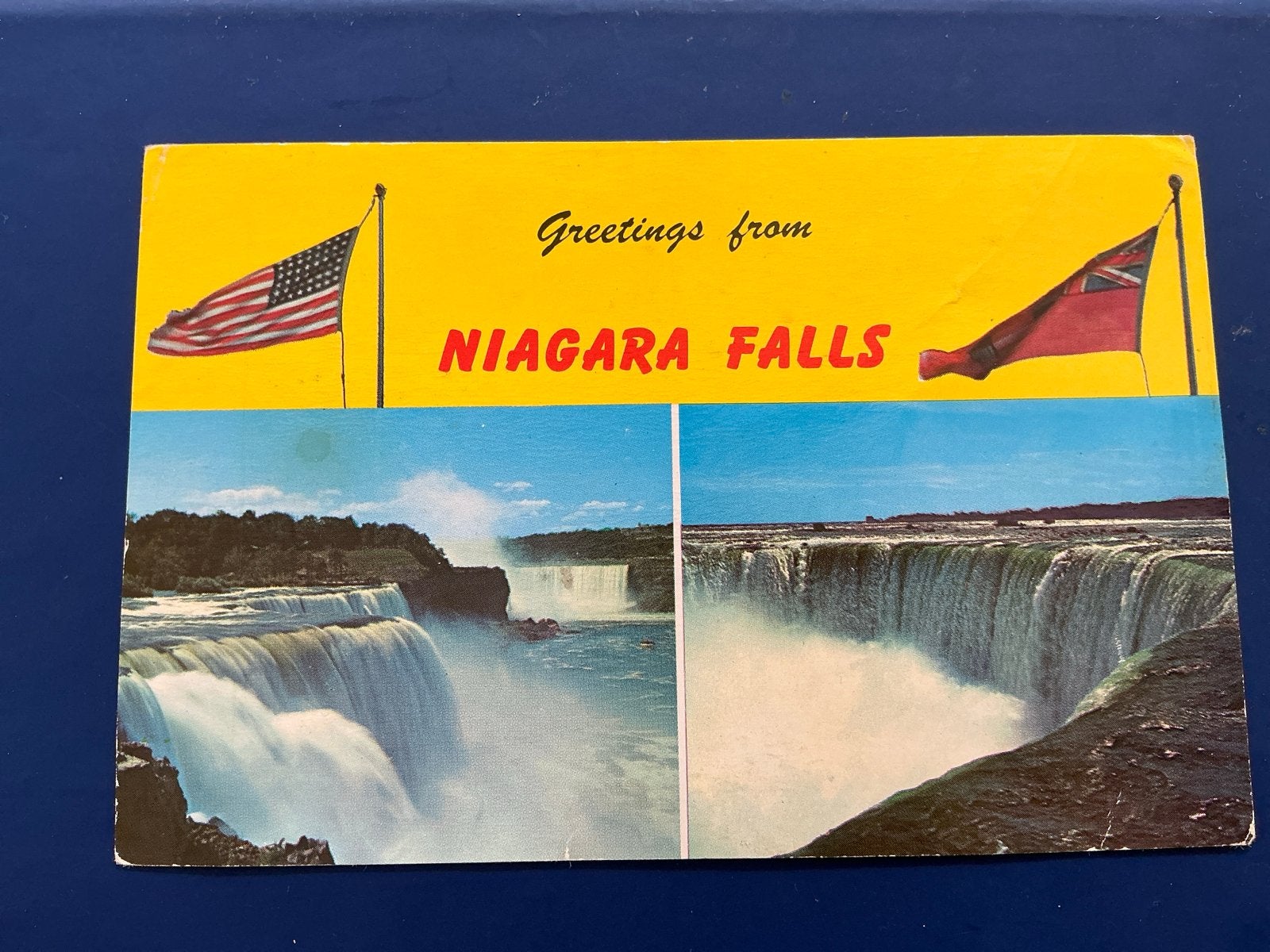 Vintage Ansichtkaart Canada: Niagara Falls - 1962, Ophalen of Verzenden, 1960 tot 1980, Gelopen, Buiten Europa