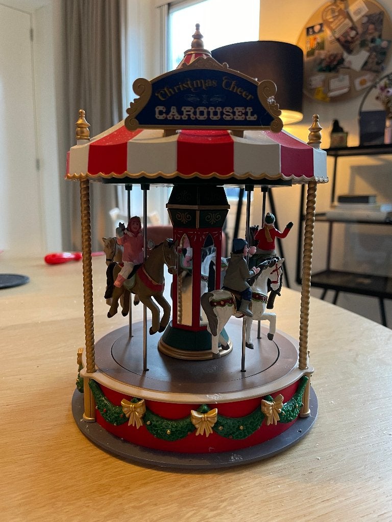 Lemax Christmas Cheer Carousel, Ophalen of Verzenden, Zo goed als nieuw