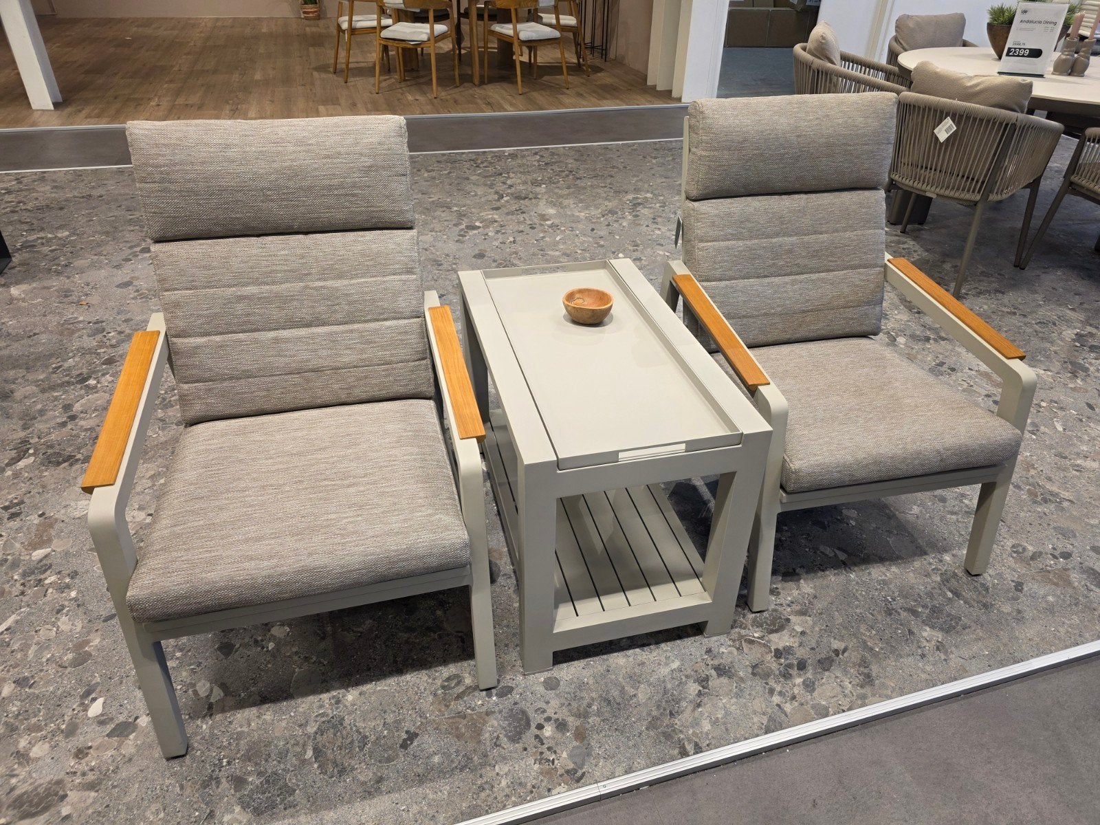 SHOWMODELLEN LIFE OUTDOOR LIVING TUINMEUBELEN LOUNGESET, Ophalen, Aluminium, Tuinset, Bank
