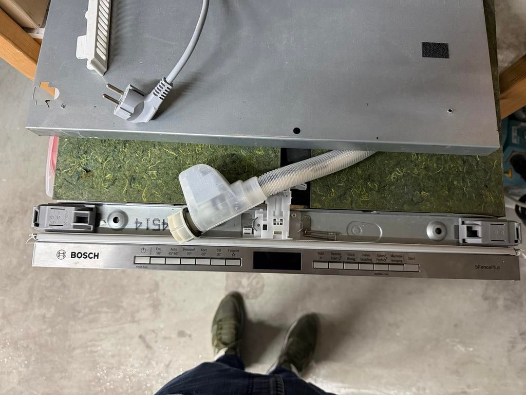 Inbouw vaatwasser Bosch SilencePlus, Ophalen, Gebruikt, 60 cm of meer, Eco programma