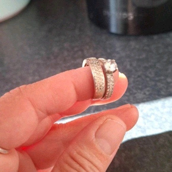 Originele Ti Sento Ringenset 925 Zilver – Maat 52 – Strass, Ophalen of Verzenden, Dame, Zilver, Kleiner dan 17