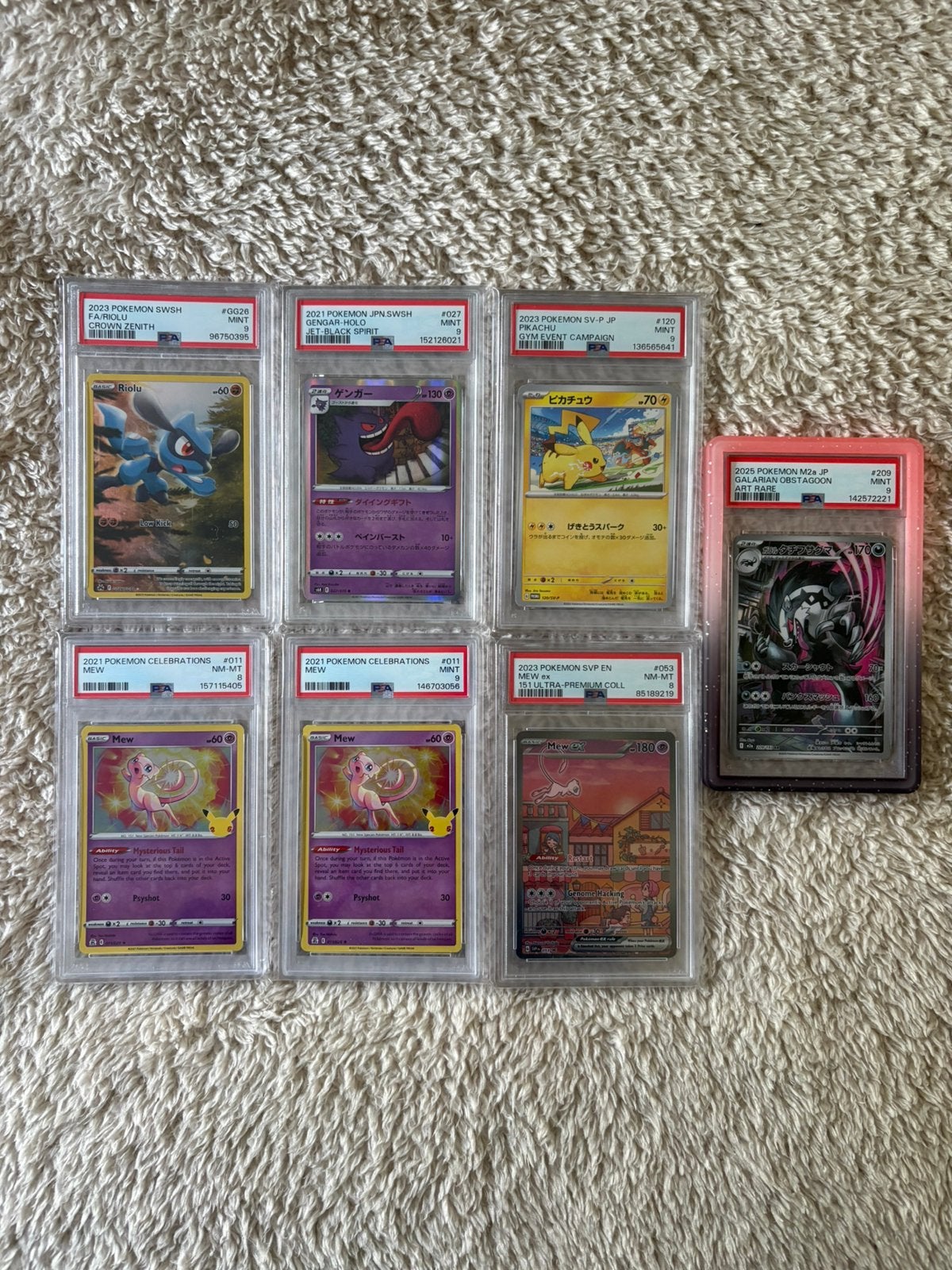 Pokemon - PSA slabs, Hobby en Vrije tijd, Ophalen of Verzenden, Zo goed als nieuw