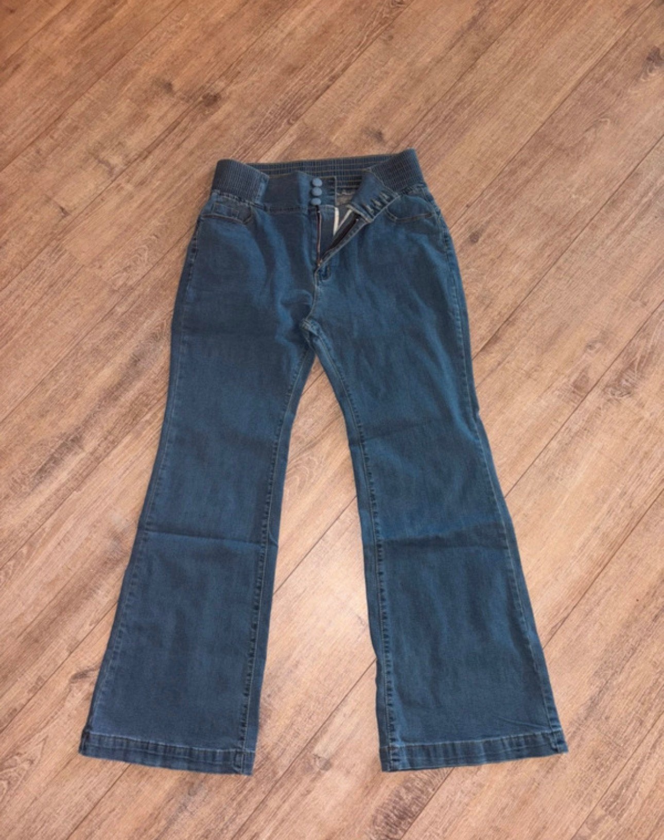 Jeans met wijde pijpen, Ophalen of Verzenden, Nieuw, Blauw, W33 - W36 (confectie 42/44)