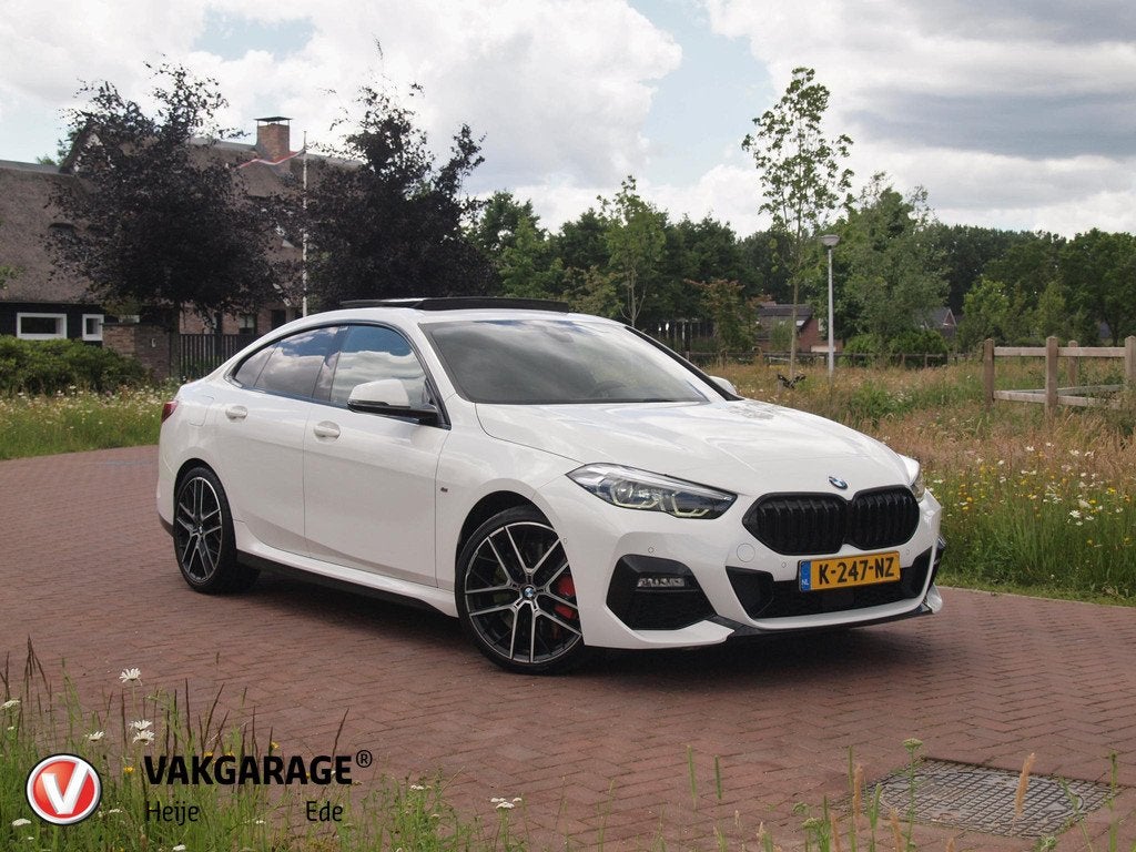 BMW 2-serie Gran Coupé 218i High Executive Edition | M-Perf, Auto's, BMW, 1350 kg, Leder en Stof, Wit, Origineel Nederlands