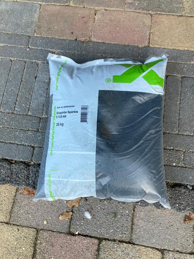 Inveeg zand/grit zwart, Ophalen, Overige typen, Nieuw, Minder dan 5 m²