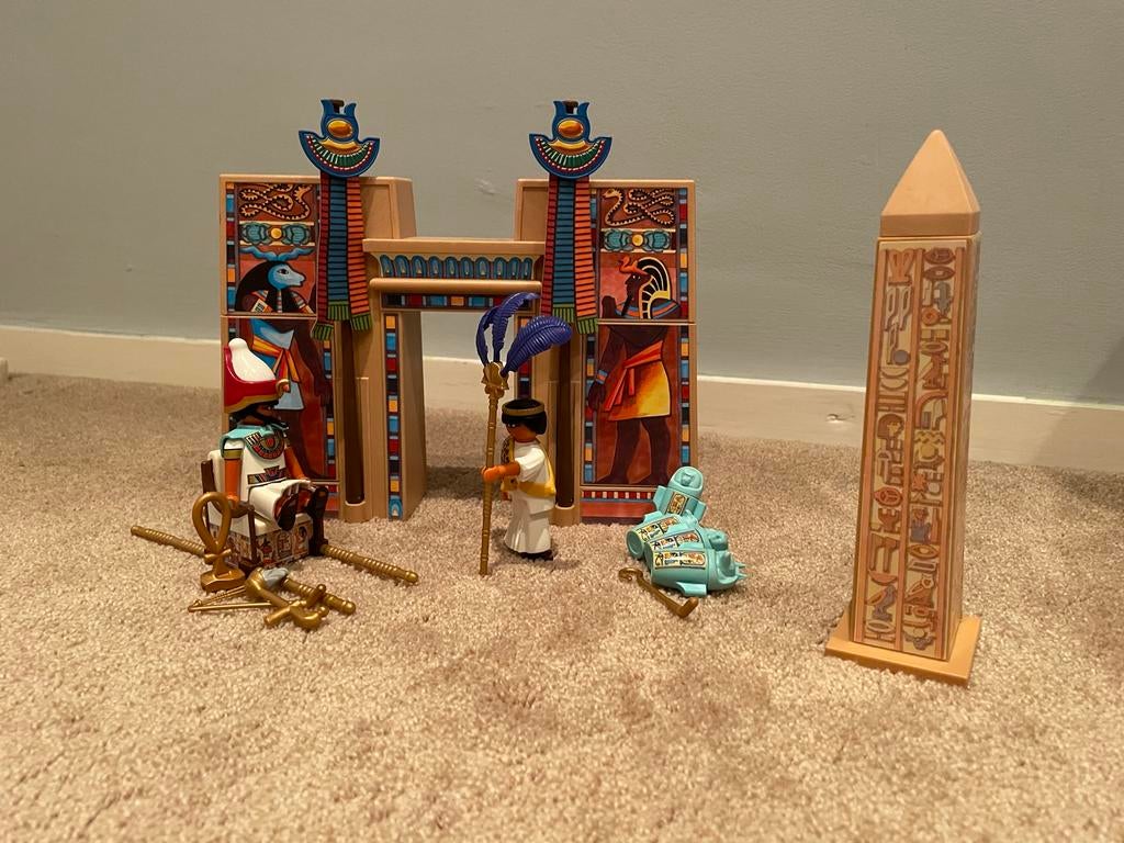 Playmobil tempel van de farao 4243, Kinderen en Baby's, Speelgoed | Playmobil, Ophalen of Verzenden, Zo goed als nieuw, Complete set