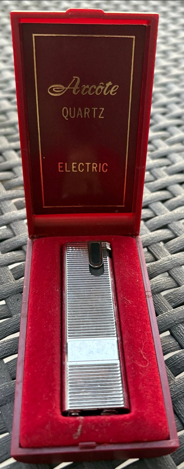 Arcôte Quartz Electric aansteker in originele doos, Ophalen, Zo goed als nieuw, Aansteker