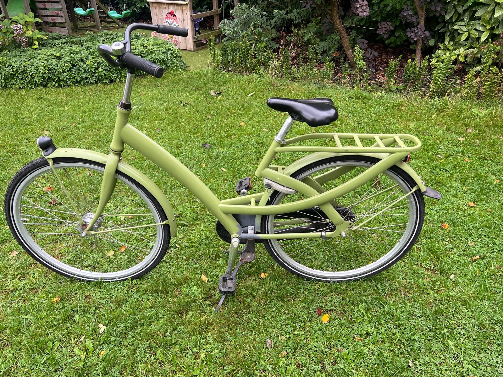Transport fiets met lage instap en bagagedrager, Terugtraprem, 50 tot 53 cm, Ophalen, Overige merken