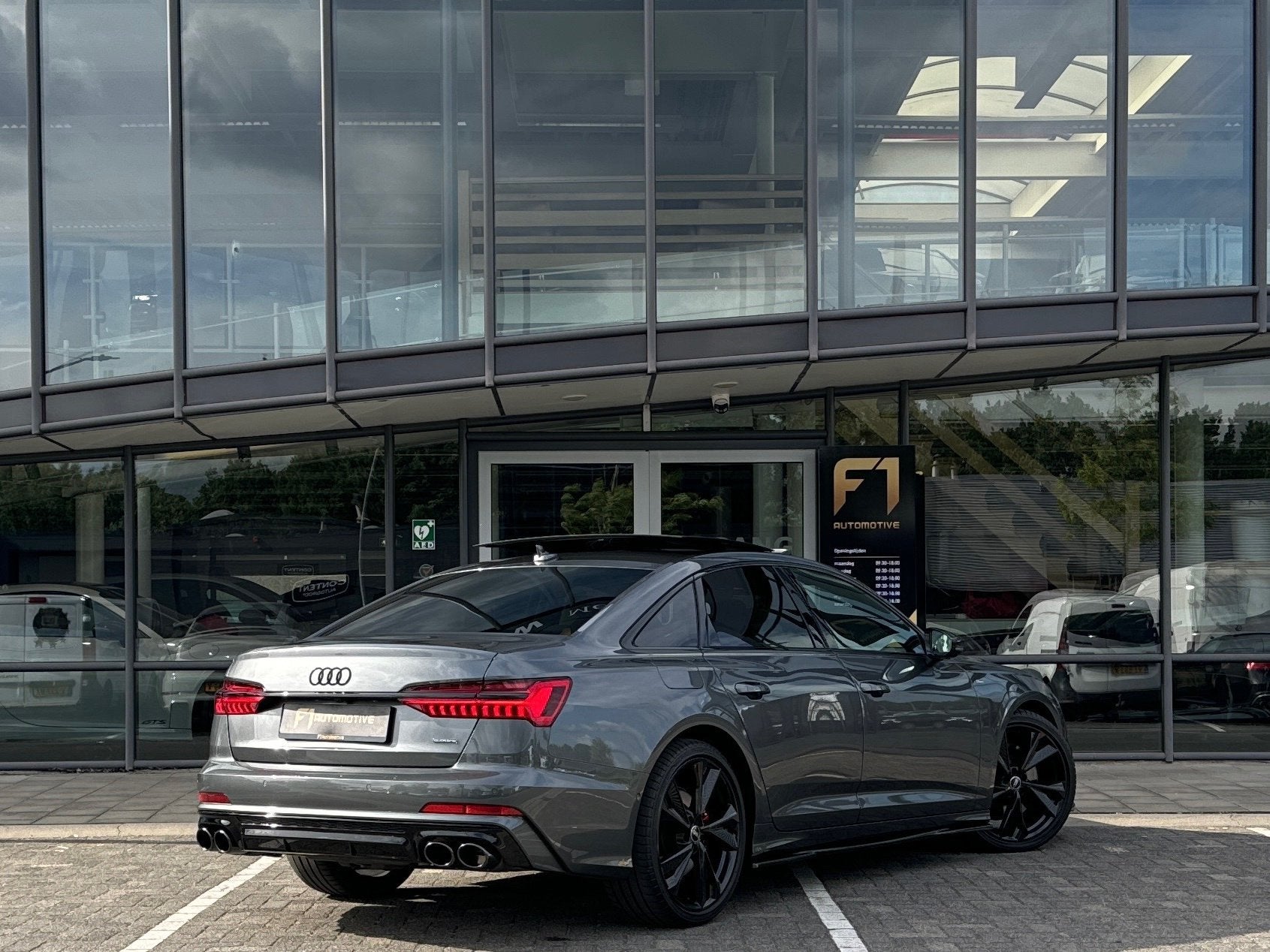 Audi A6 55 TFSI e Quattro S Line|Pano|RS Seat|HuD|360cam|BTW, Automaat, Gebruikt, Zwart, 4 cilinders