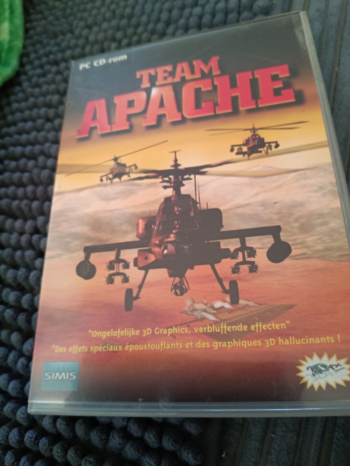 Team Apache PC CD-rom - Helikopter Actie Game, Spelcomputers en Games, Games | Pc, Ophalen, Gebruikt, Eén computer, 3 spelers of meer