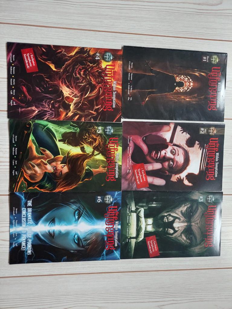 Within temptation "the unforgiving" stripboek, Boeken, Complete serie of reeks, Europa, Ophalen of Verzenden, Zo goed als nieuw