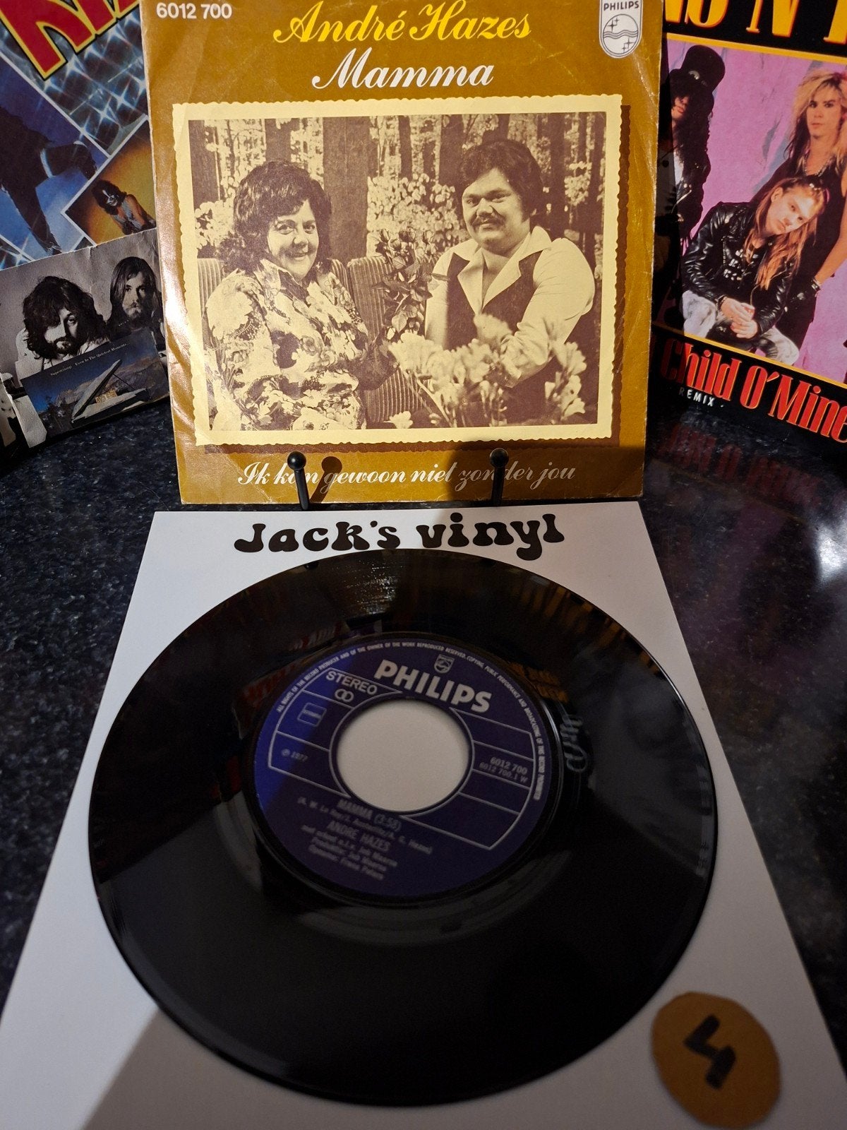 André Hazes - Mamma / Ik kan gewoon niet zonder jou 1977/4, Cd's en Dvd's, Vinyl | Nederlandstalig, Gebruikt, 7 inch, Ophalen of Verzenden