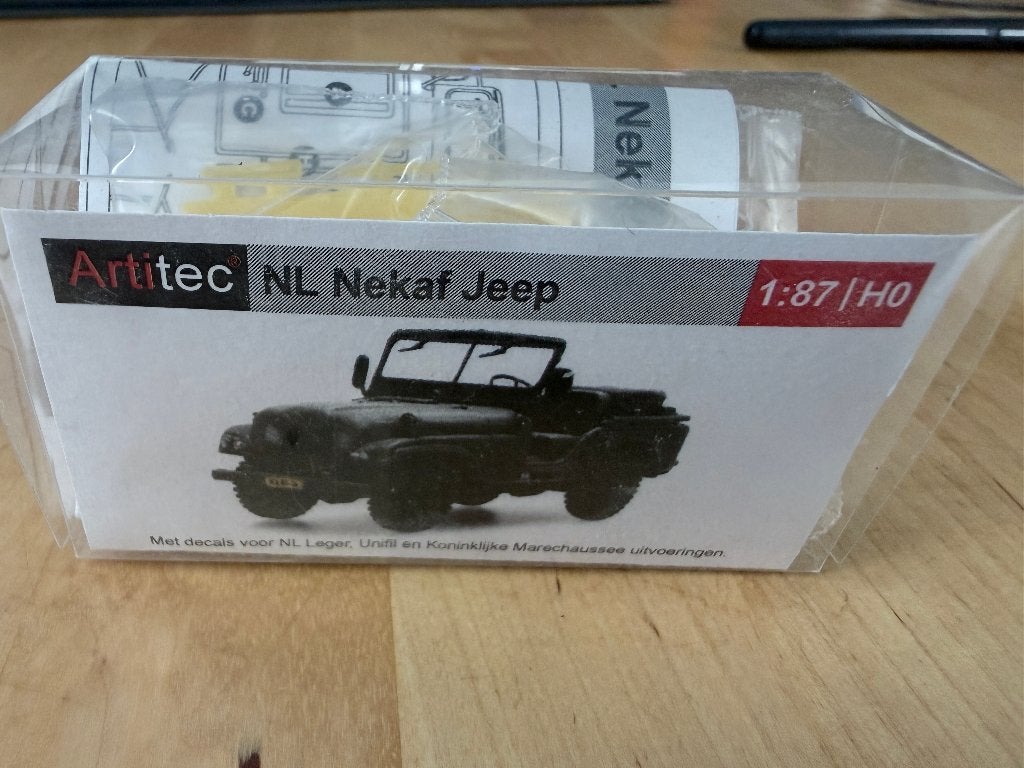 M38A1 Nekaf - miniatuur Artitec, Ophalen of Verzenden, Landmacht, Nederland, Miniatuur of Beeldje