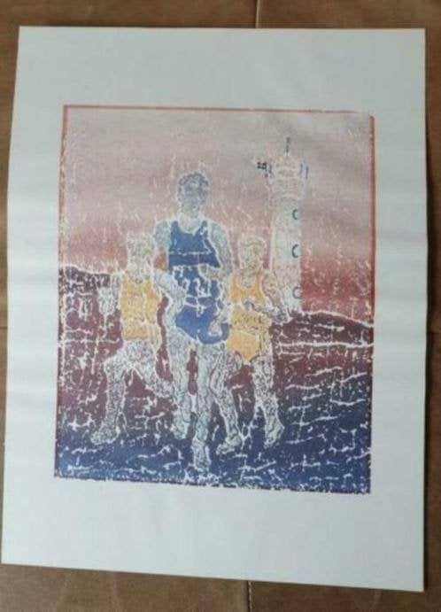 Steendruk halve marathon Egmond Bert Jan Tjassens Keiser, Ophalen