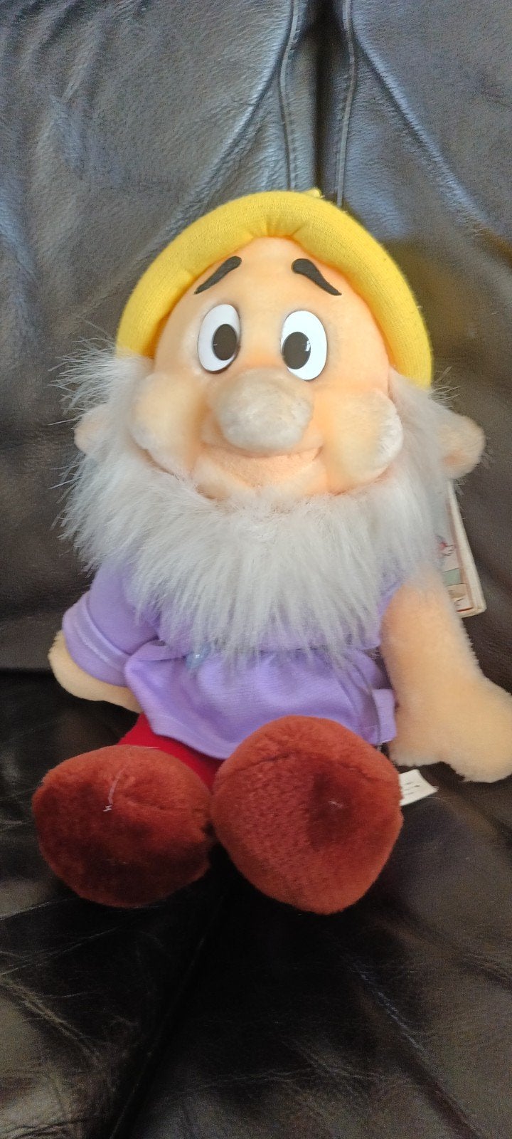 Knuffel Happy Dopey Sneeuwwitje en de Zeven Dwergen Disney, Kinderen en Baby's, Ophalen, Disney, Disney, Geel