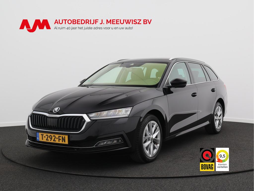 Skoda Octavia Combi 1.0 e-TSI Business Edition Plus/ automaa, Stof, Gebruikt, 1257 kg, Zwart