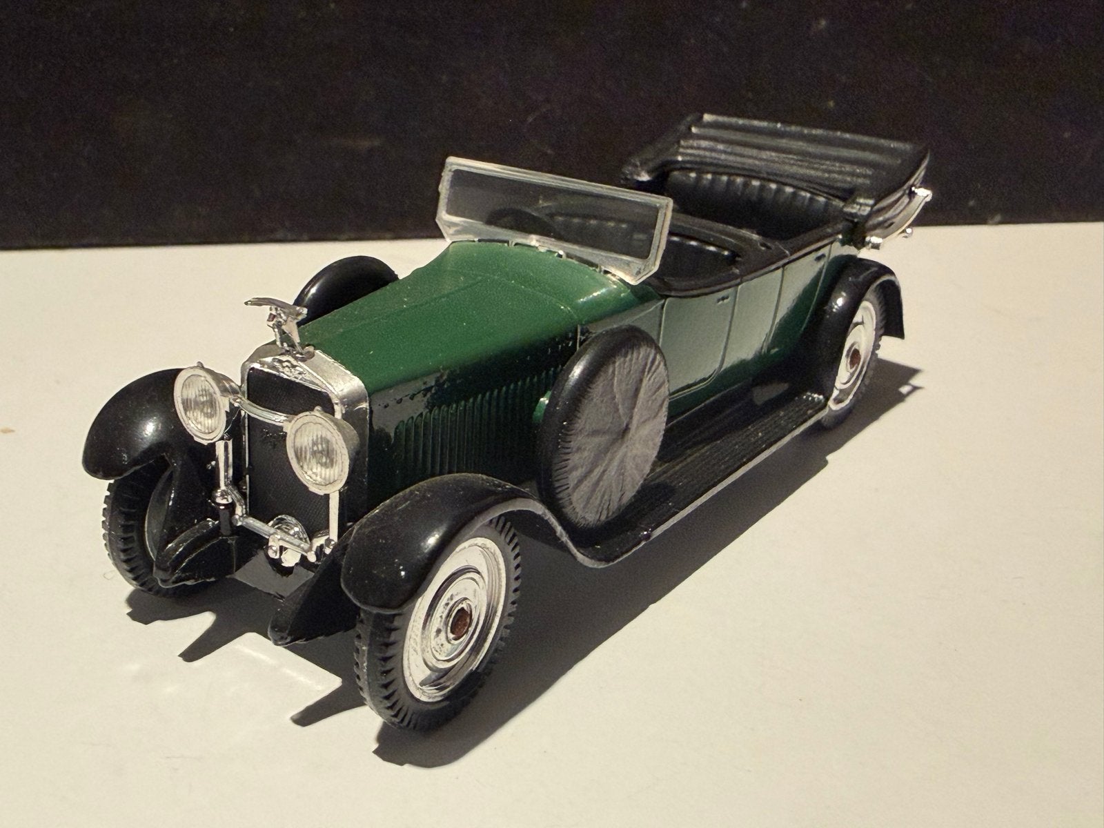 Solido Hispano Suiza H6B 1926 - Groen Modelauto, Ophalen of Verzenden, Zo goed als nieuw, Auto