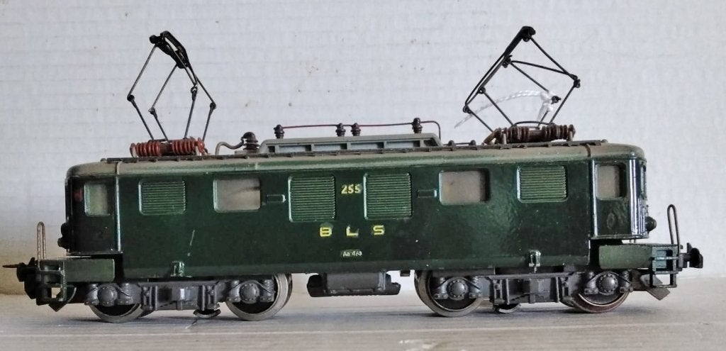 Trix Express groene BLS, Gebruikt, Locomotief, Gelijkstroom of Wisselstroom, Trix