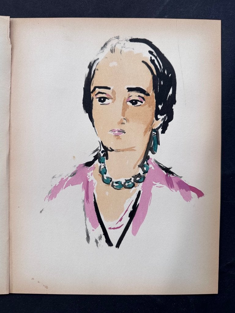 Kees van Dongen pochoir 1925, Antiek en Kunst, Kunst | Litho's en Zeefdrukken, Ophalen of Verzenden