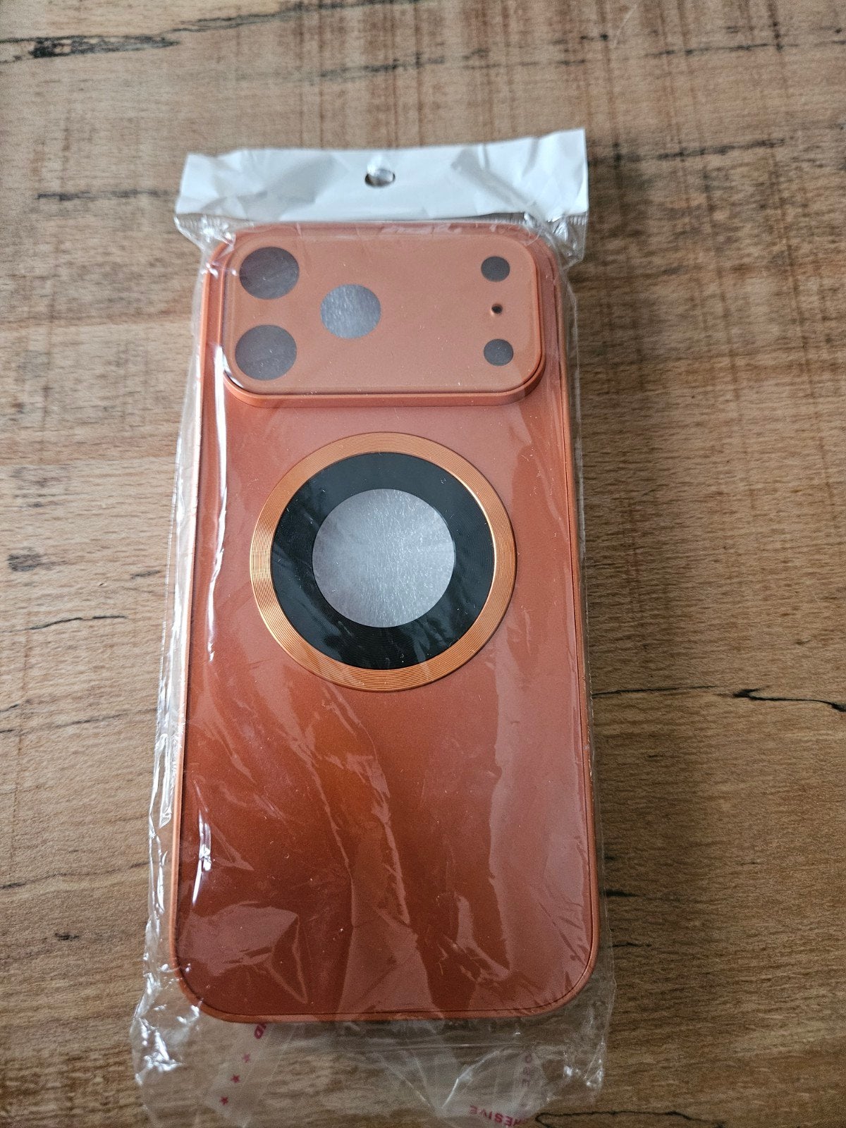 iPhone 17 Pro Hoesje - Oranje met Camera Bescherming, Kunststof, IPhone 17, Oranje, Overige merken
