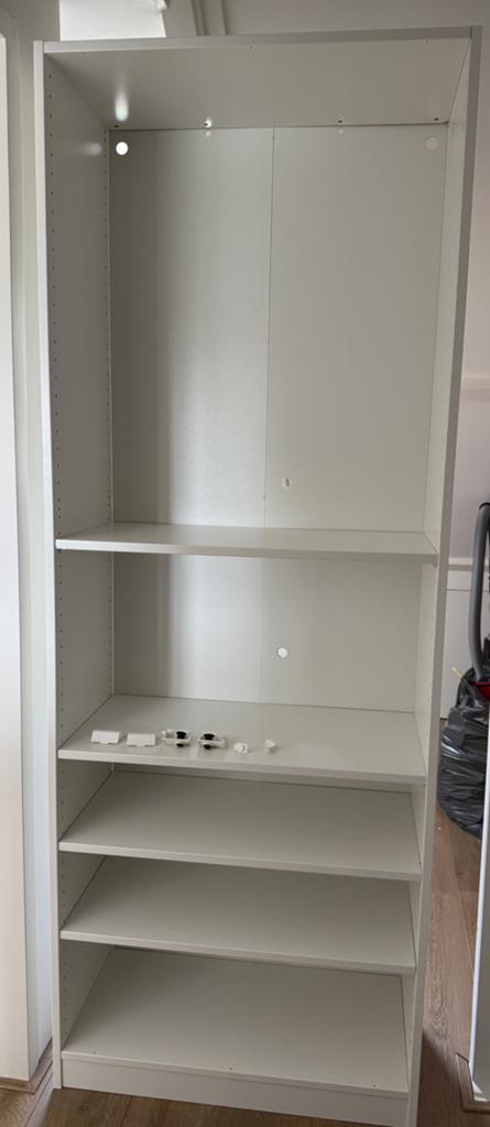Ikea Pax kledingkast wit 75 x 35 x 201 cm, Ophalen, 200 cm of meer, 50 tot 100 cm, Zo goed als nieuw