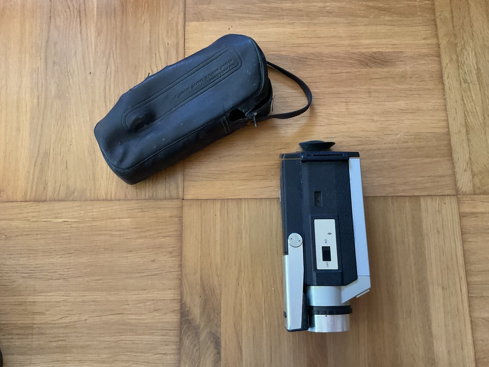 Canon Auto Zoom 318M 8mm filmcamera met tas, Ophalen of Verzenden, 8mm, Camera