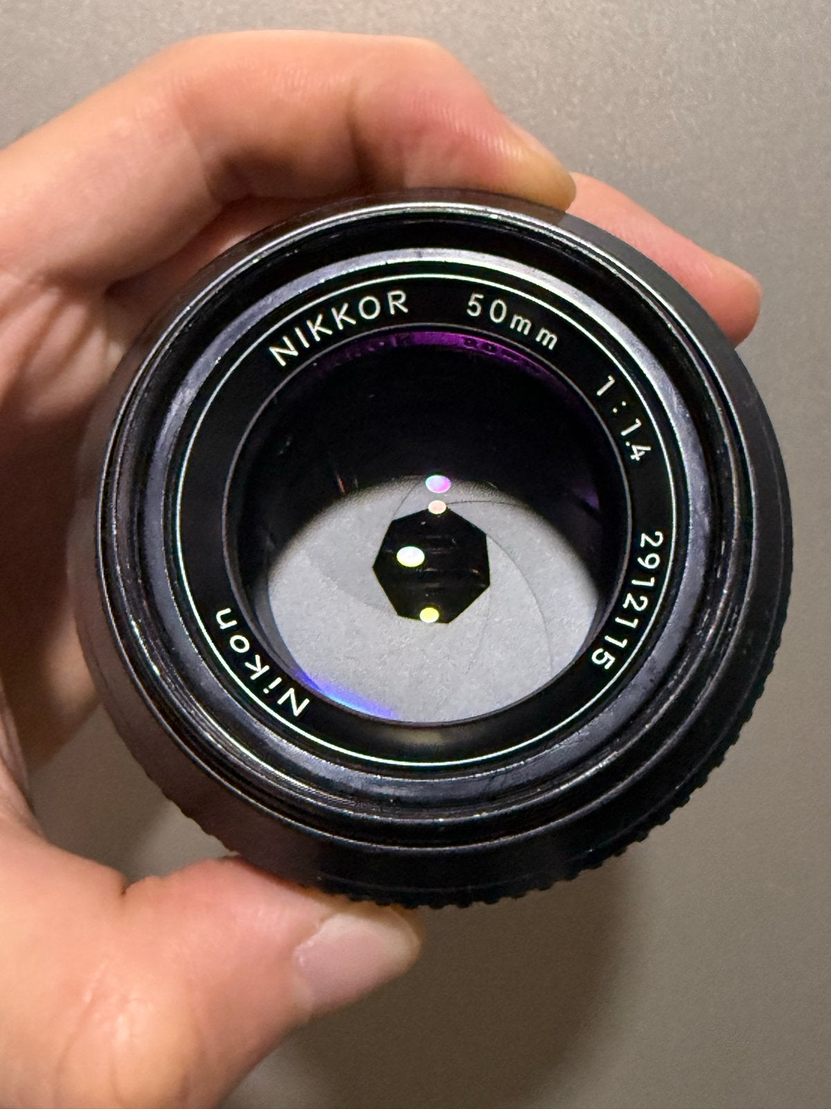 Nikkor 50 mm f1.4 lens, Audio, Tv en Foto, Gebruikt, Nikon, Ophalen of Verzenden, 50 mm