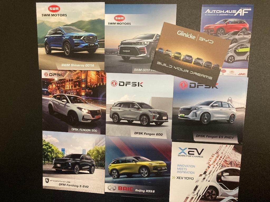 T E A B : DFSK / SWM / BYD / DFM / BAIC / 3EV folders, Ophalen, Zo goed als nieuw, Overige merken