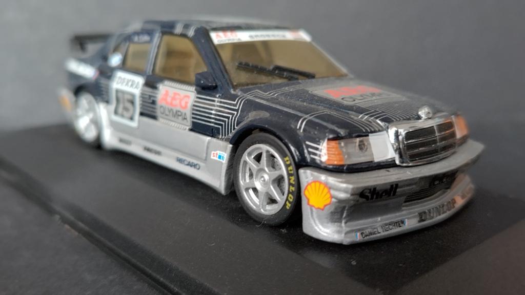 Mercedes Benz 190 Dtm Evo Aeg Cudini 1:43 Minichamps Pol, Auto, Verzenden, ., Zo goed als nieuw