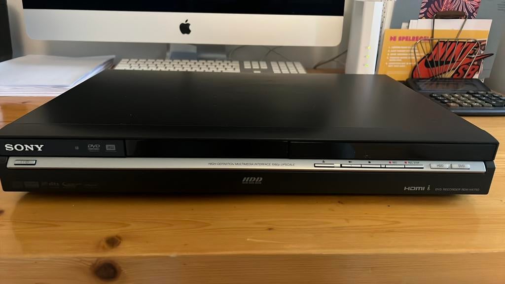SONY HDD DVD Recorder RDR-HX750, Ophalen, Zo goed als nieuw, Sony, Met harddisk
