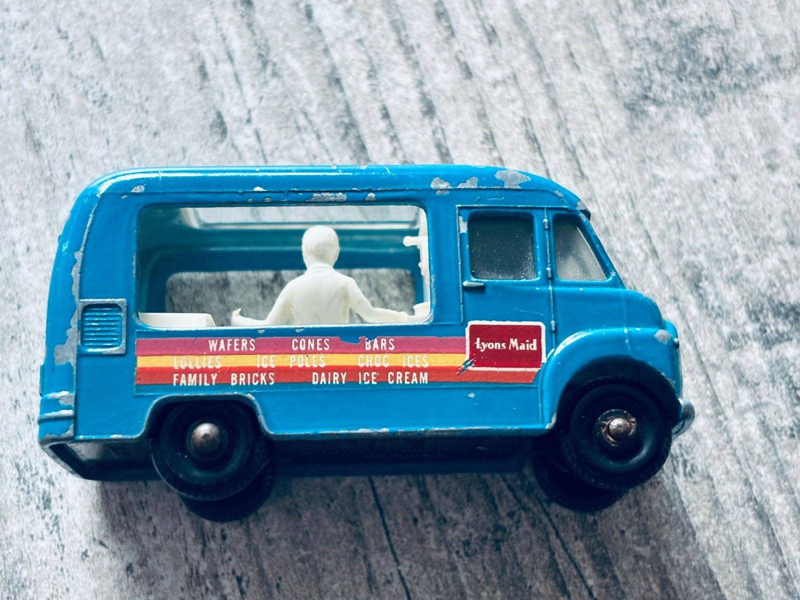 Vintage Matchbox Commer Ice Cream Canteen No. 47, Ophalen of Verzenden, Gebruikt