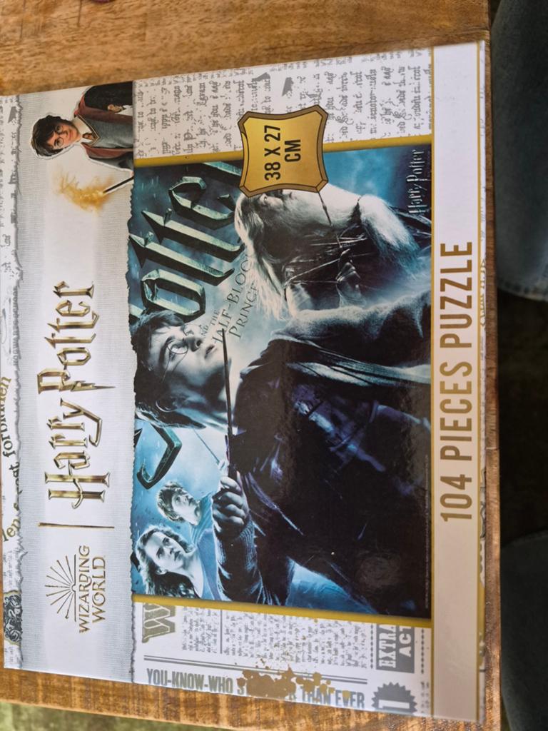 Harry Potter Puzzel - 104 Stukjes, Ophalen of Verzenden, Minder dan 500 stukjes, Nieuw, Legpuzzel
