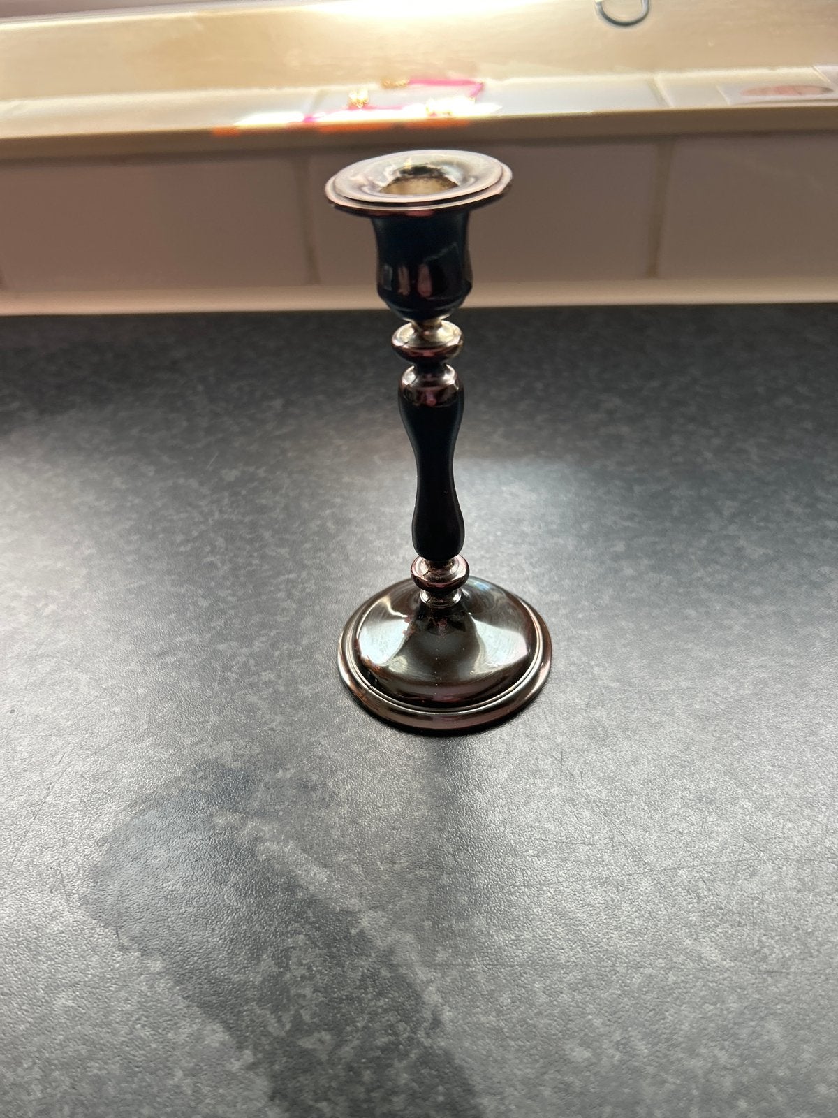 Antieke WMF Kandelaar - Verzilverd, Ophalen of Verzenden, Zilver
