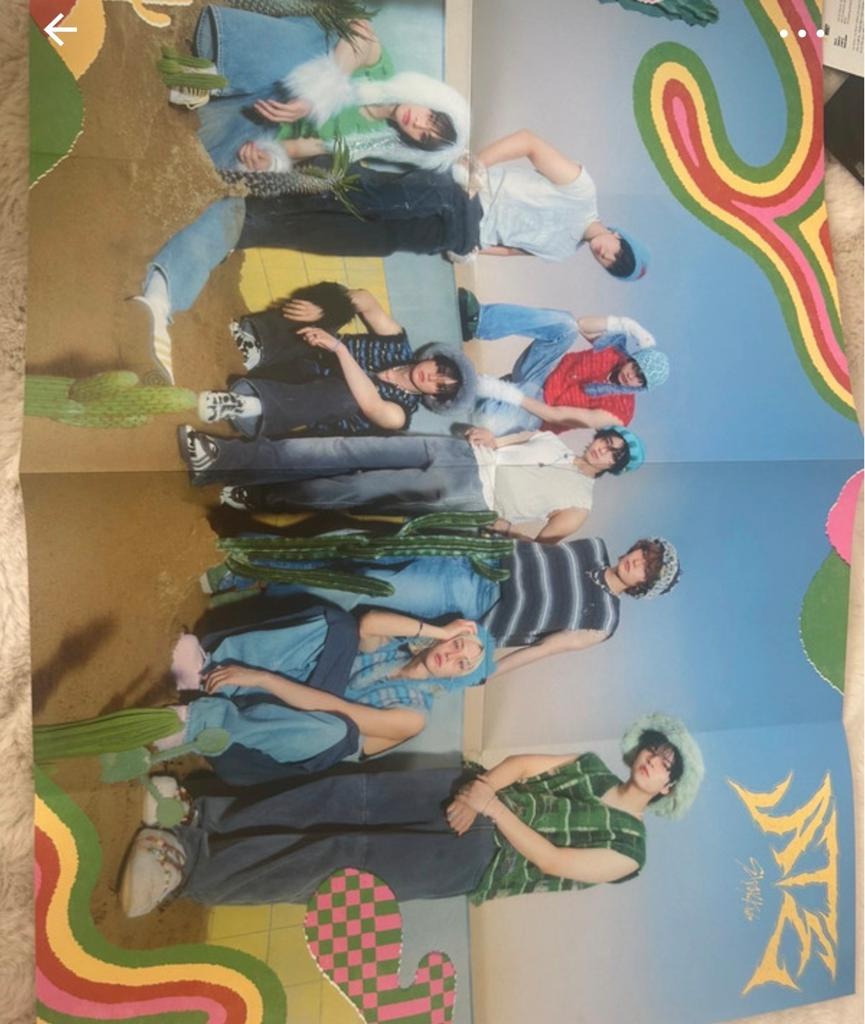 Stray Kids Album Poster - Officiële K-Pop Merchandise, Rechthoekig Liggend, Ophalen of Verzenden, Zo goed als nieuw, A1 t/m A3